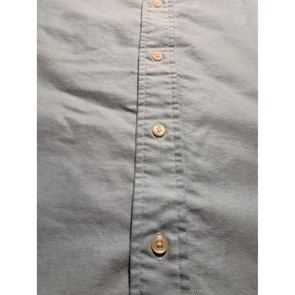 Ralph Lauren Mens XXL Classic Fit Light Blue SS Oxford Button Down Shirt